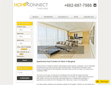 Tablet Screenshot of homeconnectthailand.com